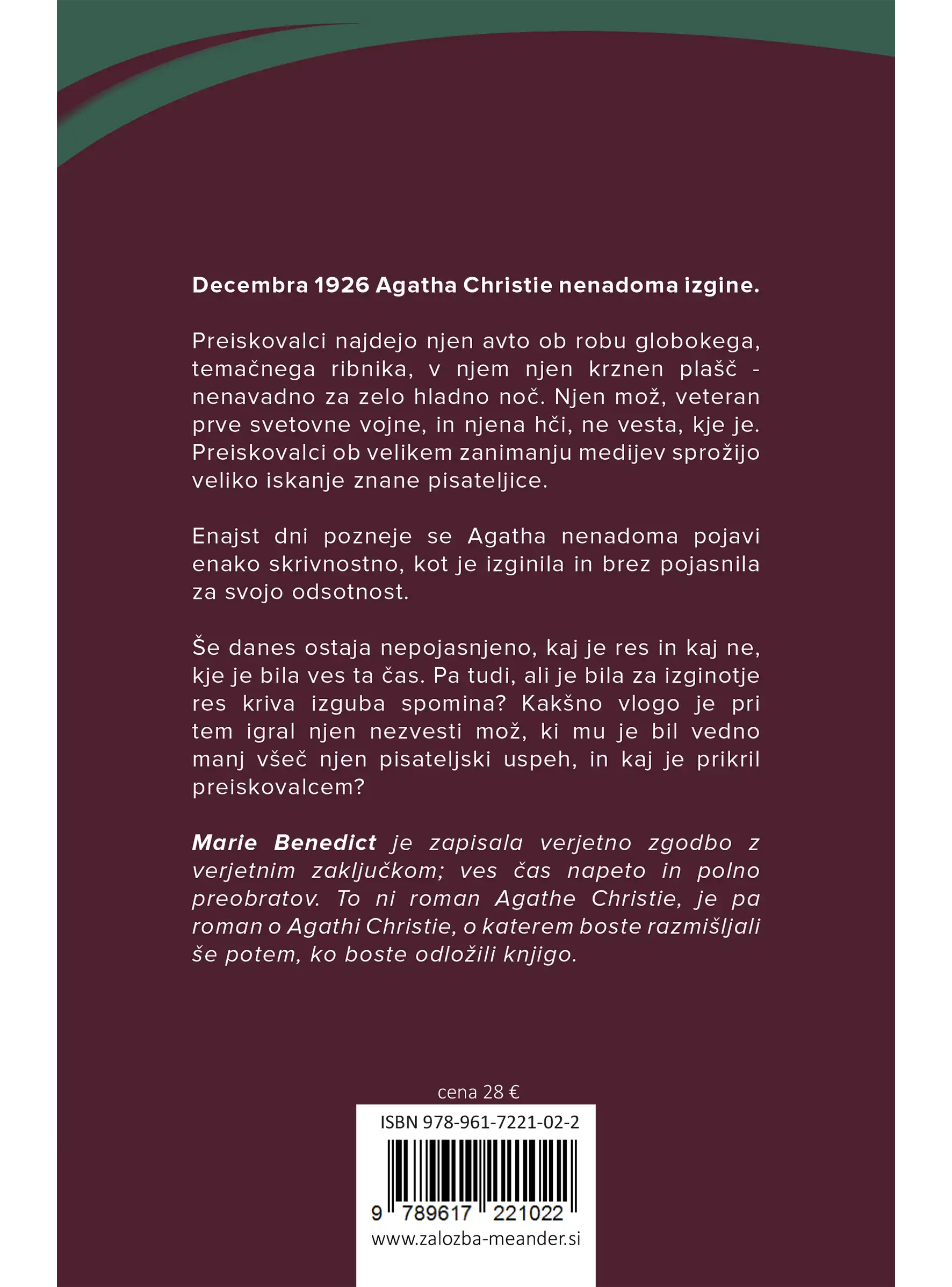 SKRIVNOST AGATHE CHRISTIE